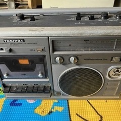 TOSHIBA ラジカセ レコーダー 昭和レトロ