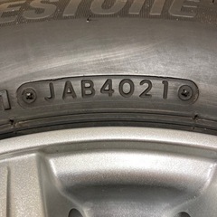 【新品同様】ブリザック VRX3 145/80R13 4本（ホイール付き）