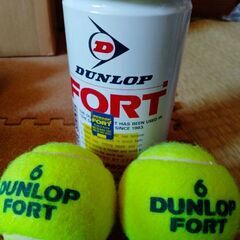 【開封のみ未使用】DUNLOP FORT テニスボール