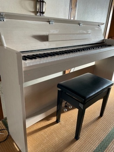 新品同様2019年製YAMAHA 電子ピアノ YDP-S34WA 88鍵グレードハンマースタンダード（GHS）鍵盤 黒鍵マット仕上げ