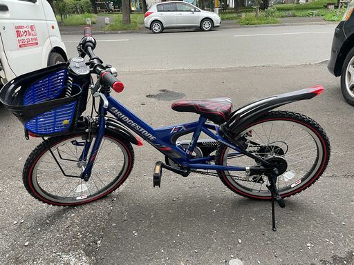 新品！！ブリヂストン BRIDGESTONE EX065  [子ども用自転車 エクスプレスジュニア 20型 ブルー\u0026ブラック]