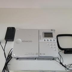 【ジャンク】KENWOOD　ケンウッド　CDMDラジカセ　MDX...