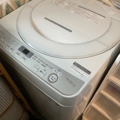 SHARP シャープ　洗濯機　ES-GE7D-W 