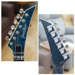 GrassRoots エレキギター ストラトタイプ ブルー系 グラスルーツ HR