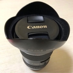 Canonカメラレンズ EF17-35F2.8L USM プロテクター,キャップ,フード付き