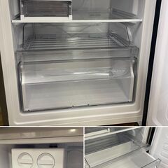 地域限定送料無料 美品【 Haier 】ハイアール 326L 2ドア 大型冷蔵庫