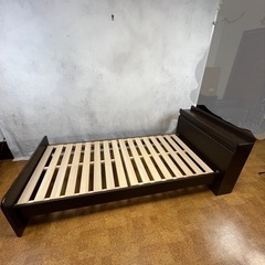  木製 シングルサイズベッドフレーム 