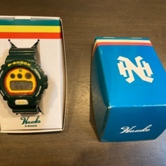 G-SHOCKカシオ腕時DW-6900BHAWKS-3JR 1000本限定の南海ホークスコラボ  