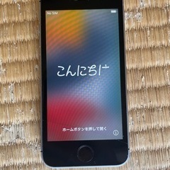 iPhone 初代SE 16G（ヒビあり可動 シルバー