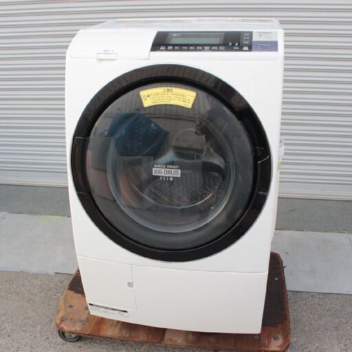 T234) 日立 洗濯10kg 乾燥6kg 2015年製 ドラム式洗濯機 ナイアガラ ビッグドラム BD-S8700L HITACHI 左開き 洗濯 乾燥 家電