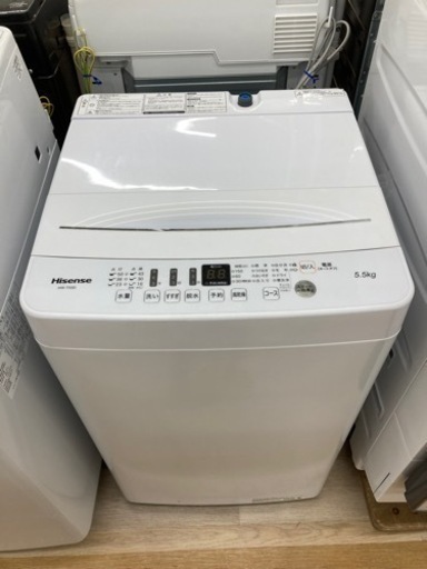 Hisense(ハイセンス)　全自動洗濯機　HW-T55Dのご紹介！