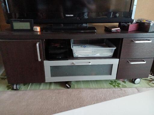 ニトリ TV台 ブロリック ローボード 150cm - メルカリ テレビ台 お譲り 