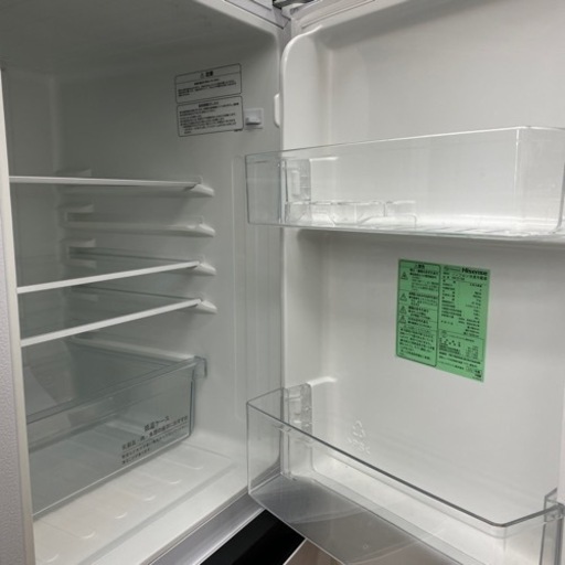 【家電1年保証付】Hisense 2ドア冷蔵庫入荷しました！