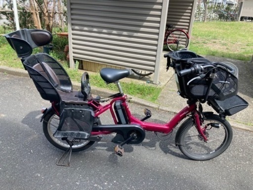 激レアピンク系 ヤマハ バビー 子供乗せ電動アシスト自転車H2141 YAMAHA子供乗せ電動自転車メンテナンス済み 超特価】【ヤマハ最上級