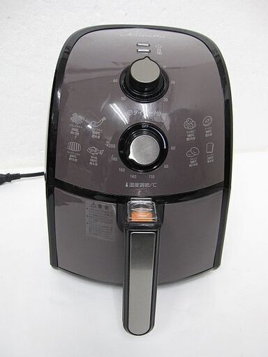 一度み使用 ショップジャパン KARALLA カラーラ TXG-DS14-4-BK ノンフライヤー 黒
