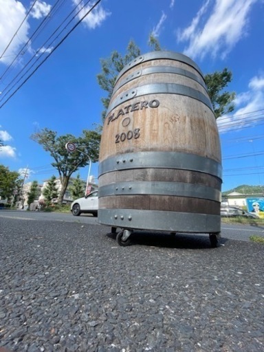 樽　アンティーク　大サイズ【高さ約88cm 直径約55cm】 taru_s_size.jpg