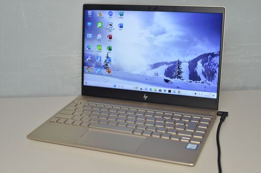 中古軽量ノートパソコン Windows11+office 爆速SSD512GB HP ENVY 13-ad129TU core i5-8250U/メモリ8GB/13.3インチ/Webカメラ/無線内蔵
