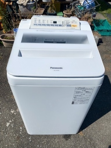 特別値引◆ パナソニック 7.0kg 全自動洗濯機 泡洗浄 ホワイト NA-FA70H6-W 2018年式◆