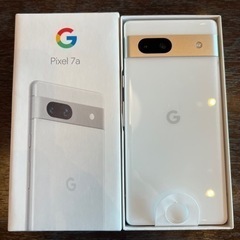 新品　Google pixel 7a Snow
