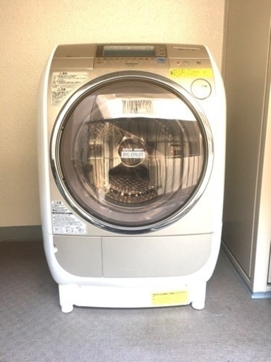 【週末値下げ】ドラム式洗濯乾燥機 【固定ねじ】日立 BD-V3200L 風アイロン