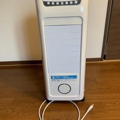 【ジャンク品】スリーアップ 加湿機能付き 温冷風扇 「ヒート&ク...