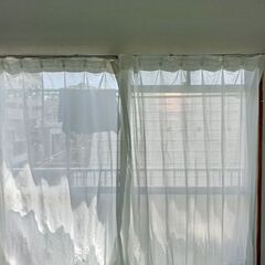 白いカーテン