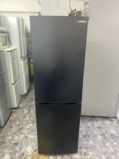 北九州市内配送無料 保証付き 冷蔵庫 ブラック IRSE-16A-B [2ドア /右開きタイプ /162L]