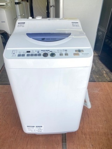 福岡市内配送設置無料シャープ SHARP ES- TG55L-A [たて型洗濯乾燥機 (5.5kg) ブルー 系]