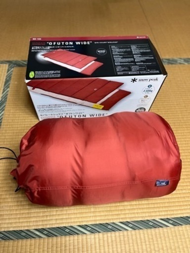 値下げ⭐︎【他、いろいろ出品あり】スノーピーク(snow peak) セパレートシュラフオフトン ワイド