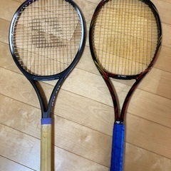 硬式テニスラケット　2本セット