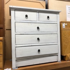 5段チェスト 展示処分品 ホワイト【トレファク堺福田店】 5段チェスト 展示処分品 ホワイト【トレファク堺福田店】