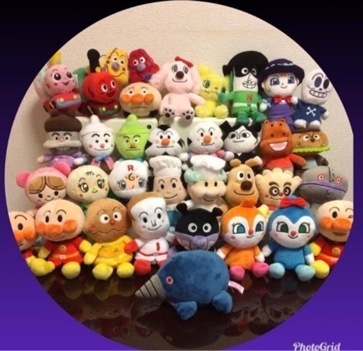 今月処分　アンパンマン ぬいぐるみ プリちぃビーンズ 34個