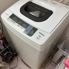 洗濯機HITACHI 型式:NW- 5WR