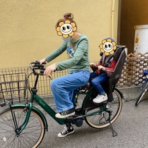 電動アシスト自転車　電動自転車　幼児2人同乗用　panasonic