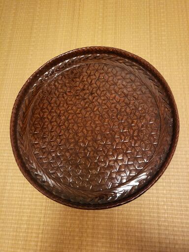 【値下げ！】網代盆（円、大中小3種類）　各1枚