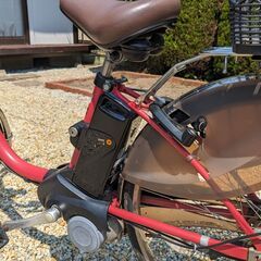 パナソニック Panasonic 電動アシスト自転車 中古バッテリー交換します 前後カゴ付属 充電器あり 取りに来てくださる方限定で