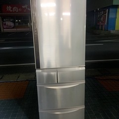 ※終了※丸洗い★エコナビ 411L 冷蔵庫 パナソニック 自動製氷機付