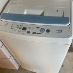 【至急⠀】SANYO 6.0k 洗濯機 市内なら配達します。