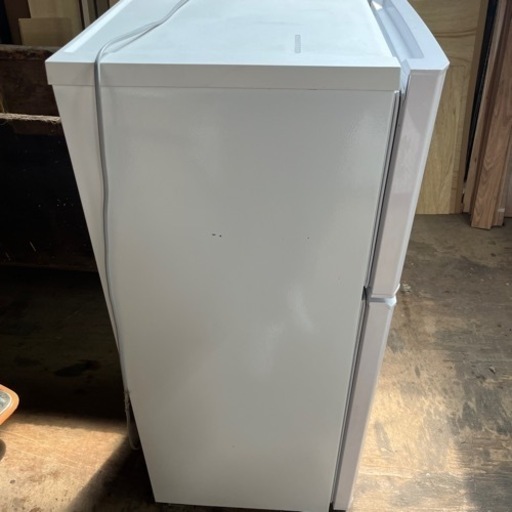 【簡易清掃・動作確認済】2ドア冷蔵庫　Haier／ハイアール  JR-N121A-W  2018年製