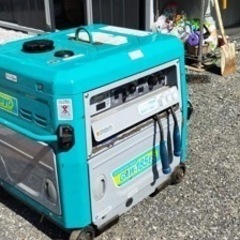 稼動時間:758.7時間　溶接機　DENYO GAW-185ES キャプタイヤケーブル・スペアキー付き 稼動時間:758.7時間 溶接機 DENYO GAW-185ES キャプタイヤケーブル