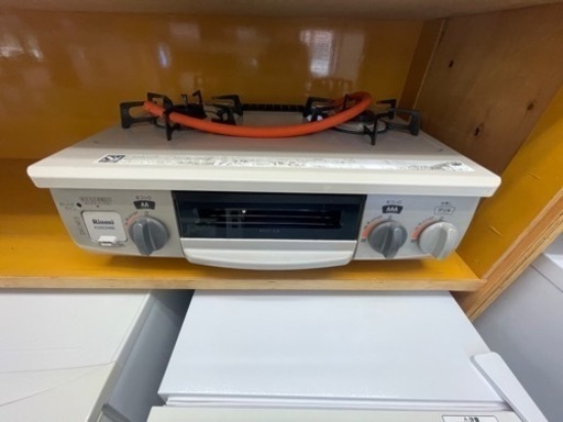 【リサイクルサービス八光】2018年製　リンナイ ガステーブル　LPガス　 KGM33NBER