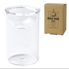 シンプルなガラスの花瓶2点セット
