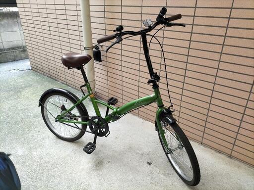 7/27まで　値段交渉可　使用期間半年未満　折りたたみ自転車