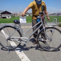 standard town bicycle 26インチ 3速 銀...