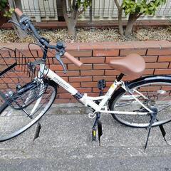 (chariyoshy出品)26インチ折りたたみ式自転車　ギア付き