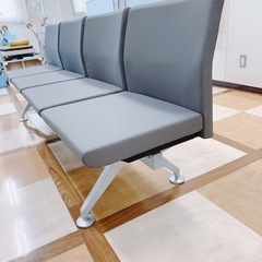 KOKUYO 4人掛 ロビーチェア(中古)×3つ