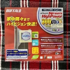 BUFFALO Wi-Fiルーター(WZR-HP-G302HA)