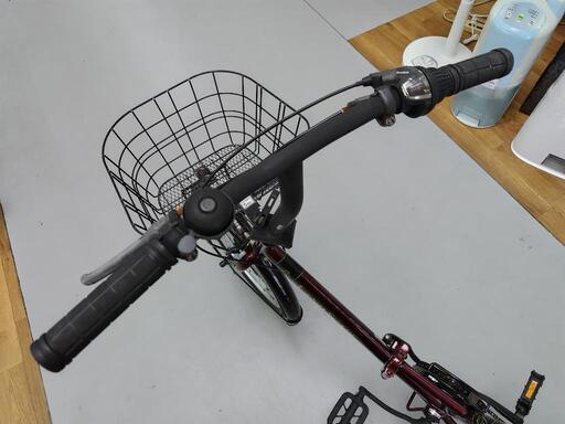 J301☆サビ使用感有り☆折りたたみ自転車☆LAND SCAPE☆6段変速☆LED