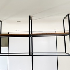 アイアンウォールシェルフ120cm幅