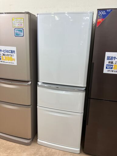 MITSUBISHI 三菱 335L冷蔵庫 2019年製 MR-C34E-W No.7795 ※現金、クレジット、スマホ決済対応※（